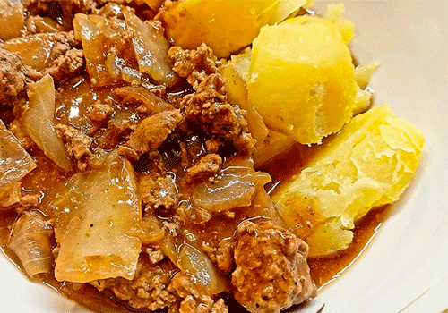 Schmorkohl mit Kartoffel