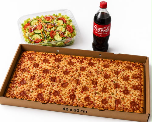 Partypizza Menü