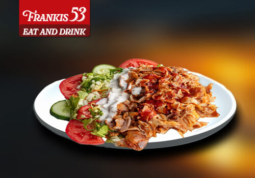 Dönerteller mit Salat