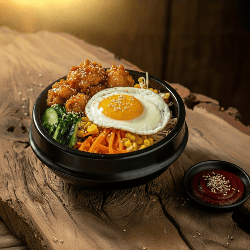 Bibimbap Spicy Sweet Chicken