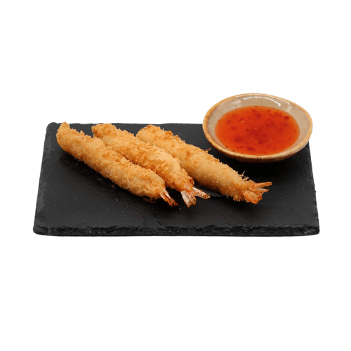 Ebi fried gamba's (3 STUKS + CHILI)