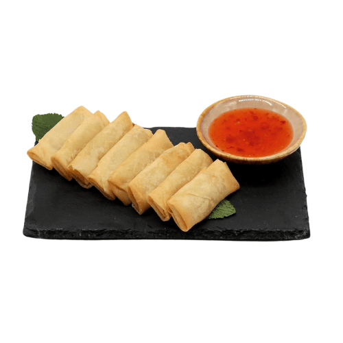 Vegan mini loempia's (6 STUKS + CHILI)