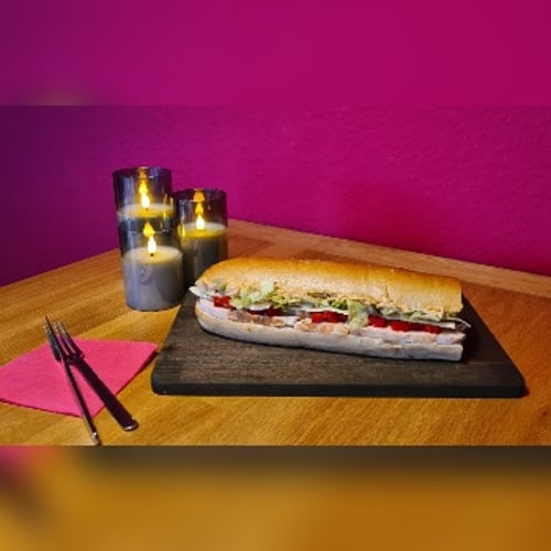 18 Croque Hähnchenbrust