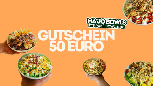 MA'JO Bowl Gutschein 50€