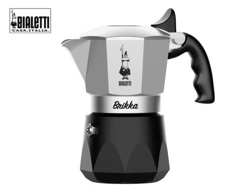 Bialetti New Brikka für 2 Tassen Aluminium