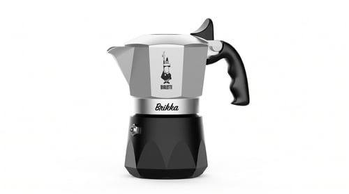 Bialetti New Brikka für 2 Tassen Aluminium