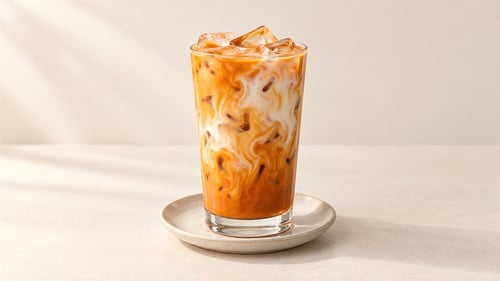 Iced Thai Tea Latte