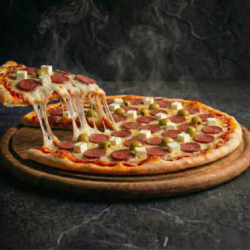 25 Pizza Sucuk (Halal)