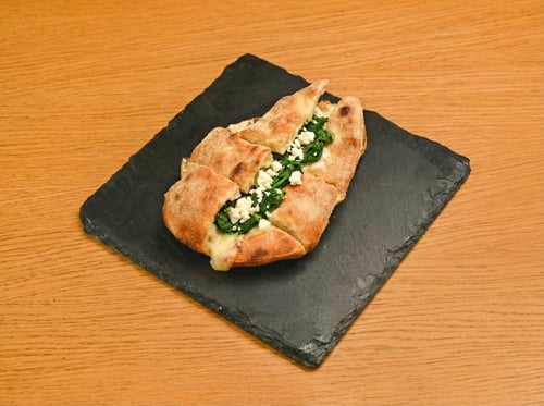 Pizzabrot Spinat/Hirtenkäse