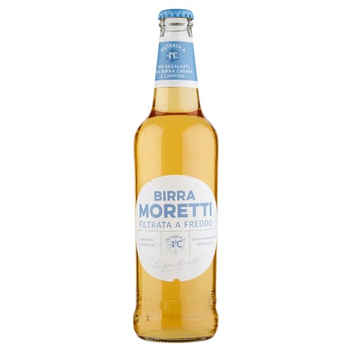 Birra Moretti filtrata a freddo 0,5cl