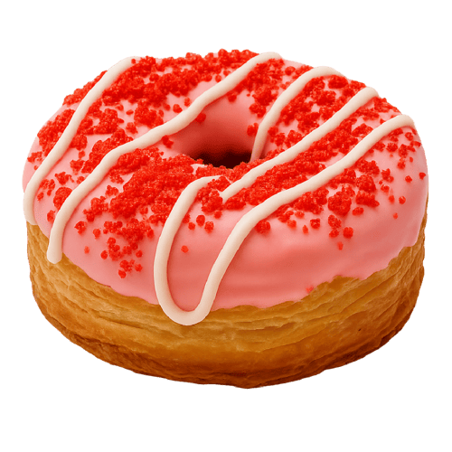 Strawberry Croissant Donut