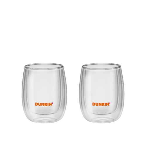 Dunkin' Set Espresso Glazen	