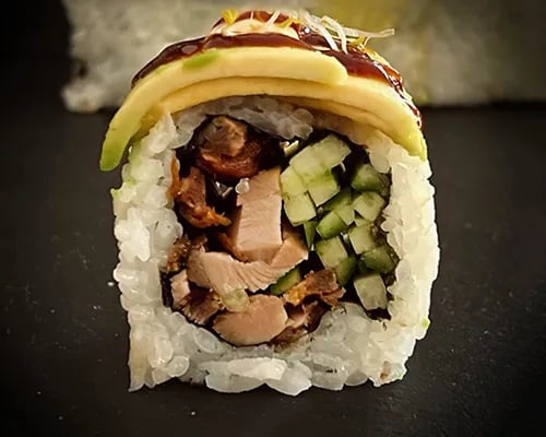 Peking Duck Sushi Roll