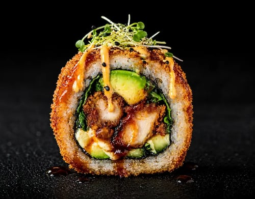 Spicy Crispy Karaage Roll