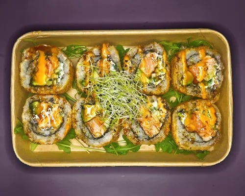 Crispy Sake Roll