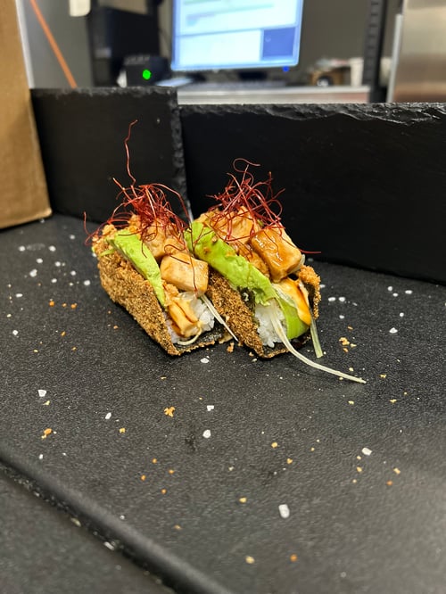 Mini Sushi Taco mit Tofu  (2 Stück)