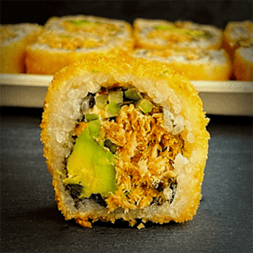 Spicy Crispy Sake Tartare Roll