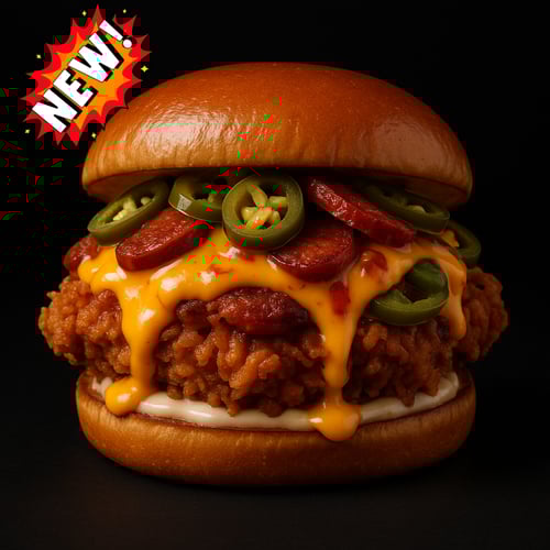 ForHuman Chilli Chese Burger 