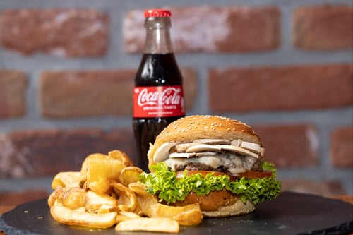 Champignons Burger Menü