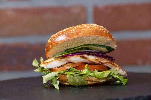 Grilled Chicken Burger Einzeln