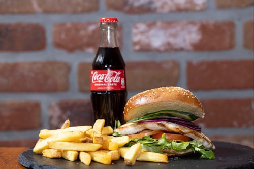 Grilled Chicken Burger Menü