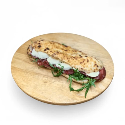 Panuozzo bresaola bufala e rucola