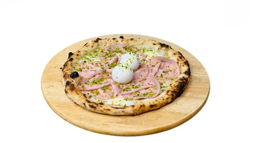 Pizza Mortadella e Burrata