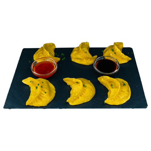 Cheese Momos gedämpft (6 Stück)