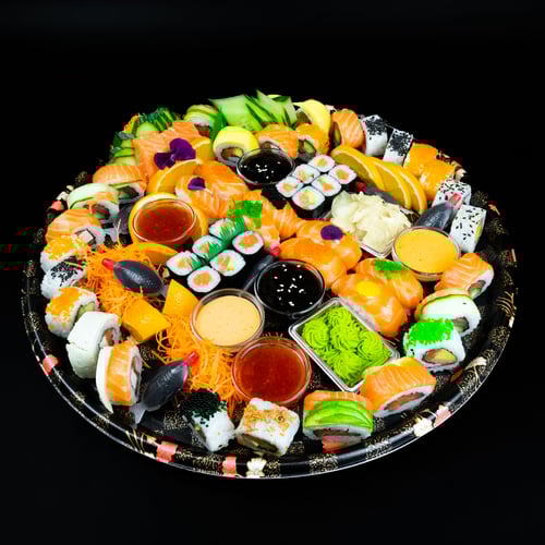 Sushi Mix Platte Lachs (45 Stück)