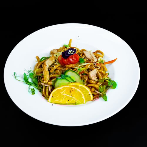 Udon Nudeln Chicken