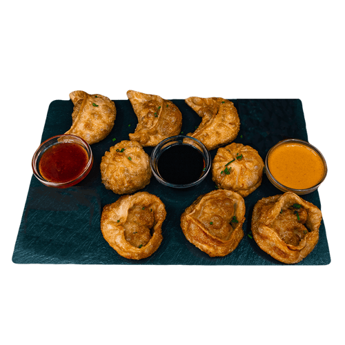 Frittierte Momos (8 Stück)
