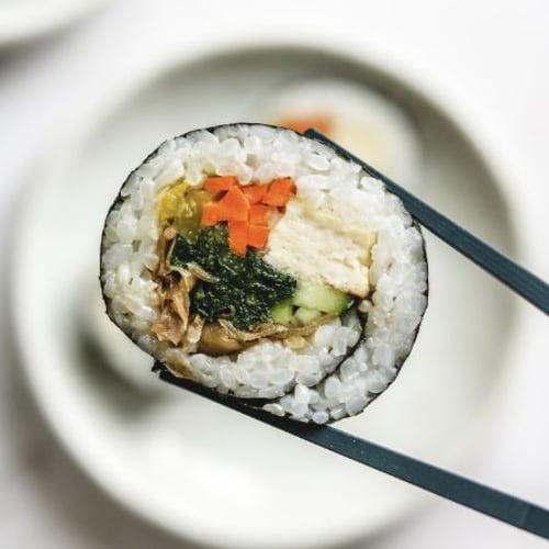 Kimbap mit gebratenem Tofu