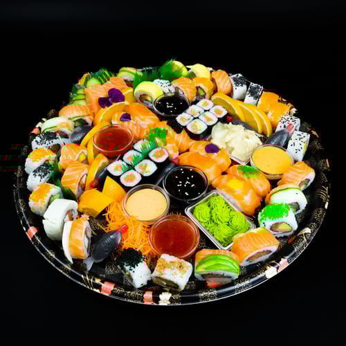 Sushi Mix Platte Lachs (50 Stück)