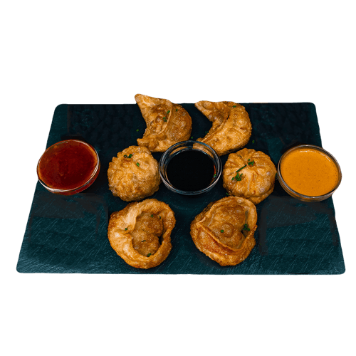 Frittierte Momos (6 Stück)