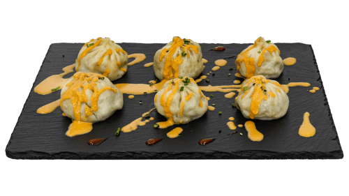 Momos in Sauce gedämpft (20 Stück)