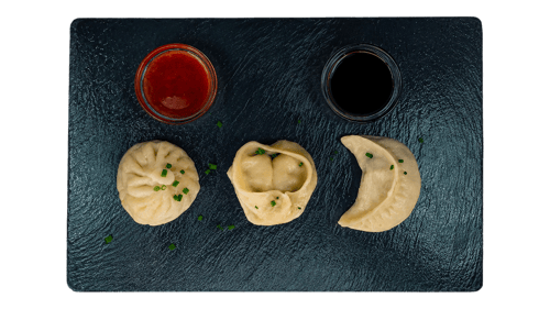 Momos gedämpft gemischt (3 Stück)