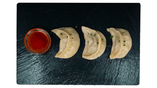 Momos gedämpft Rind