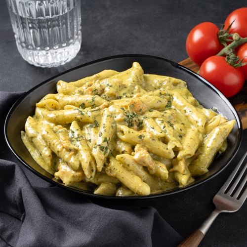 Pasta creamy pesto