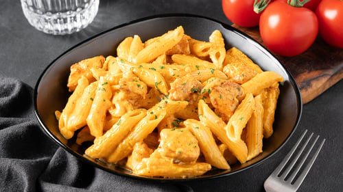 Creamy pesto rosso