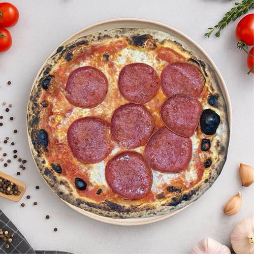Pizza Salami (Groß)
