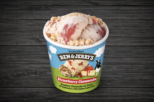 Ben & Jerry's Strawberry Cheesecake 465ml