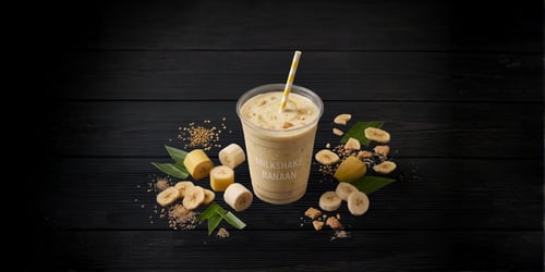 Milkshake Banaan