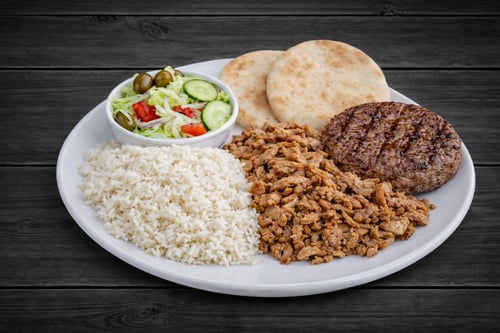 Rijstschotel Shoarma Speciaal