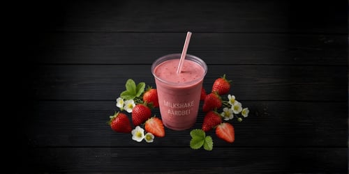 Milkshake Aardbei