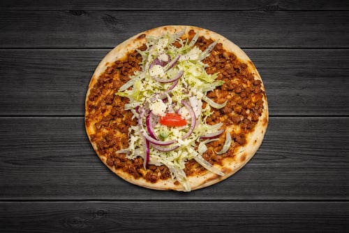 Turkse Pizza Salade incl saus