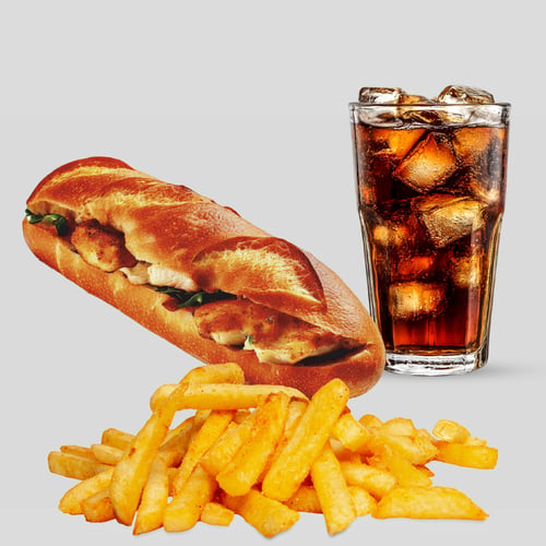 Chicken Filet Baguette als Menü