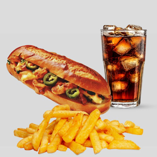 Chili Cheese Filet Baguette als Menü