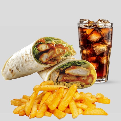 Grilled Chicken Wrap als Menü