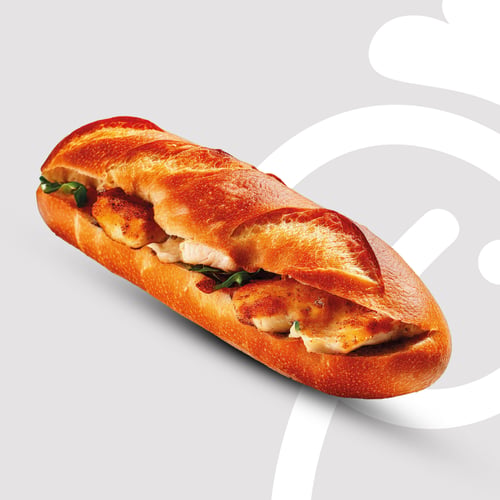 Chicken Filet Baguette Einzeln