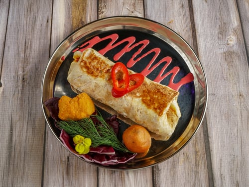 Dosa Poppers Makhani Wrap